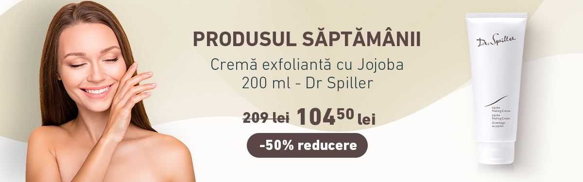 Crema exfolianta cu Jojoba - 200 ml - Dr Spiller cu -50% reducere
