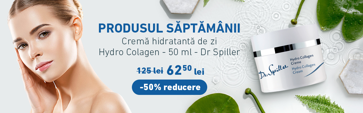 Crema hidratanta de zi Hydro Colagen - 50 ml - Dr Spiller cu -50% reducere