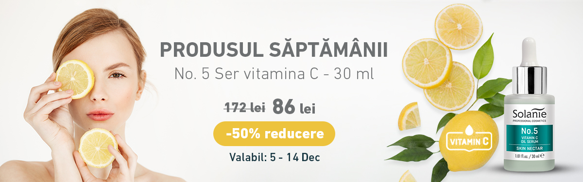 No. 5 Ser vitamina C - 30 ml - Solanie cu -50% reducere