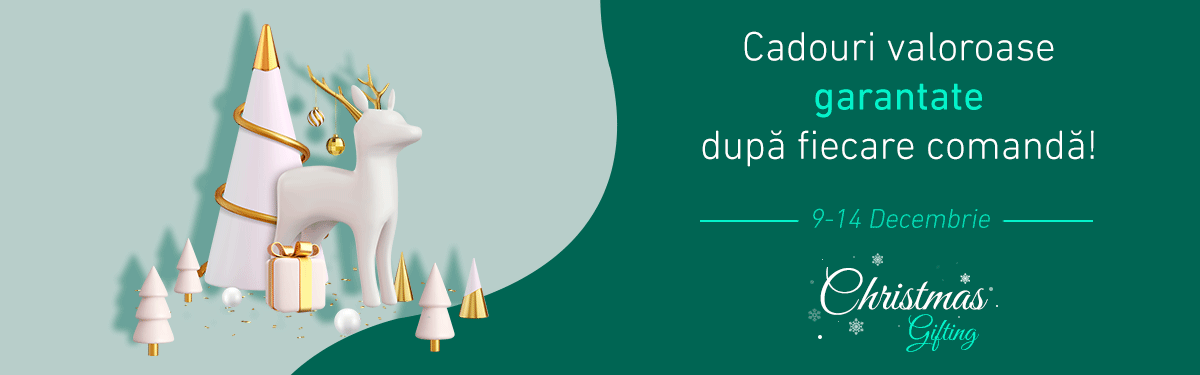 Cadouri valoroase garantate dupa fiecare comanda