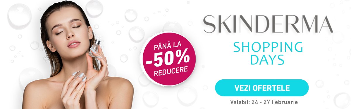 SKINDERMA SHOPPING DAYS - Reduceri speciale dedicate profesioniștilor!
