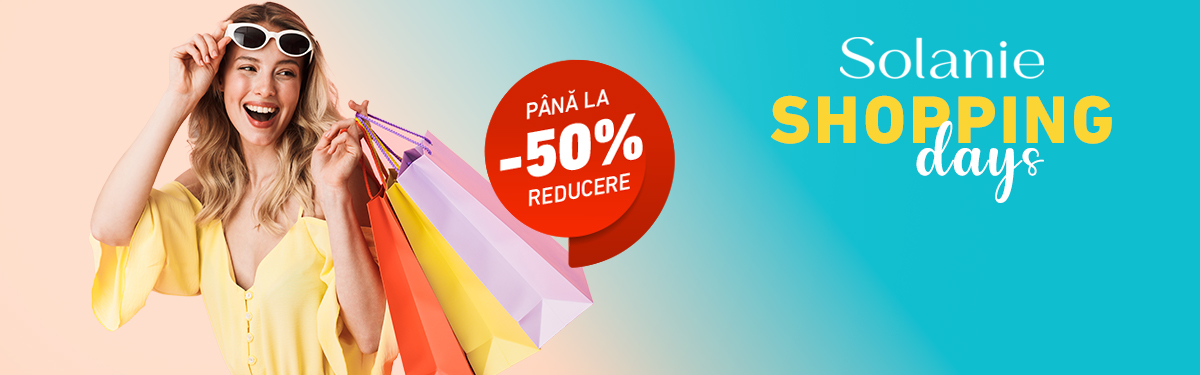 -50% reducere la SOLANIE SHOPPING DAYS - Cosmetice profesionale