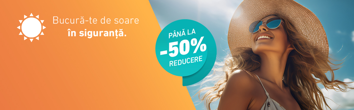 Protectie solara si After sun cu pana la -50% reducere