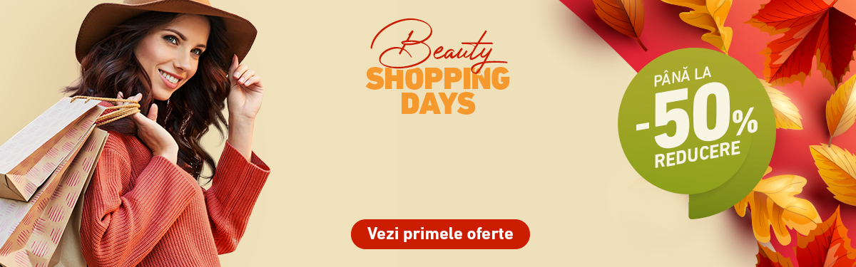 Beauty Shopping Days cu reduceri de -50% - Reduceri speciale dedicate profesionistilor!