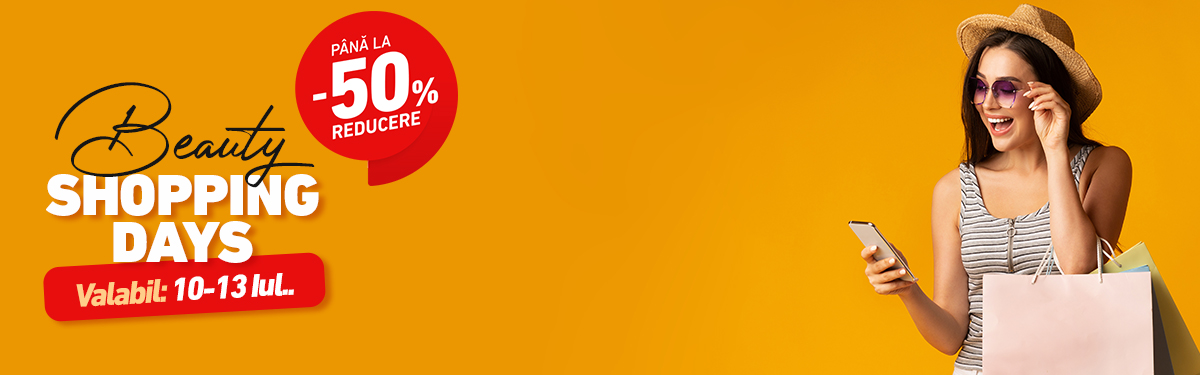 Beauty Shopping Days cu reduceri de -50% - Reduceri speciale dedicate profesionistilor!