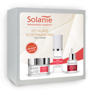 Set Albire si Depigmentare pentru ten tanar - Solanie